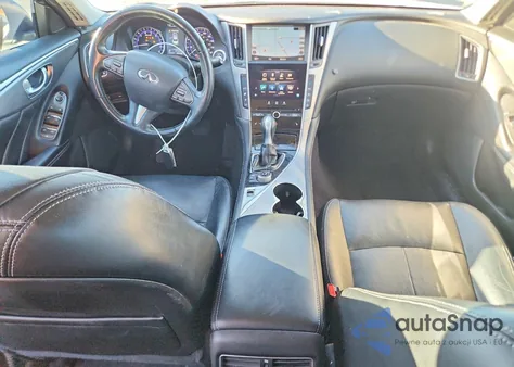 2015 Infiniti Q50 Hybrid Premium z USA, uszkodzony, nr VIN JN1AV7AP3FM790666